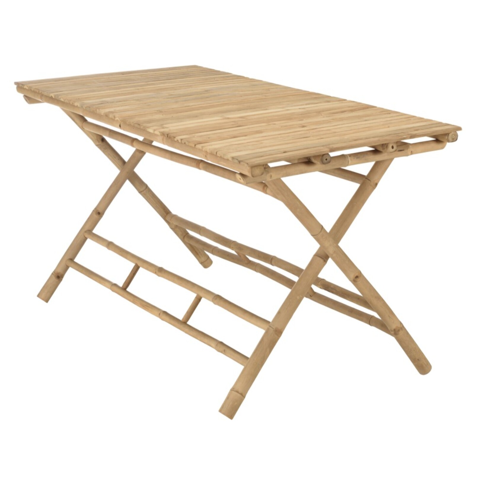 VITAL - Table à manger pliante en bambou 140x70cm