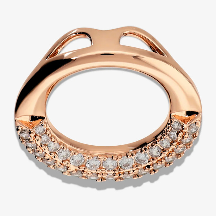 Ciondolo ad Anello in Pavé di Cubic Zirconia