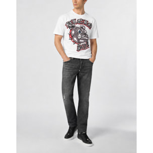 PHILIPP PLEIN Camiseta de cuello redondo y manga corta