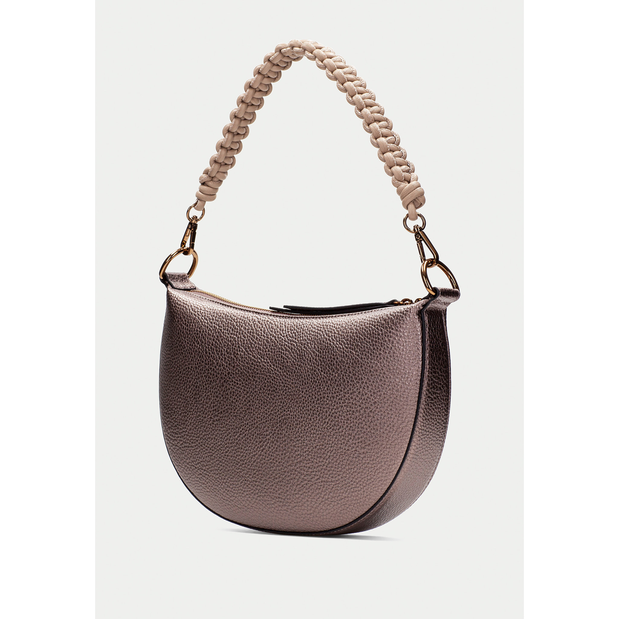 Hobo  Taupe metalizado 28cm x 18cm x 5cm