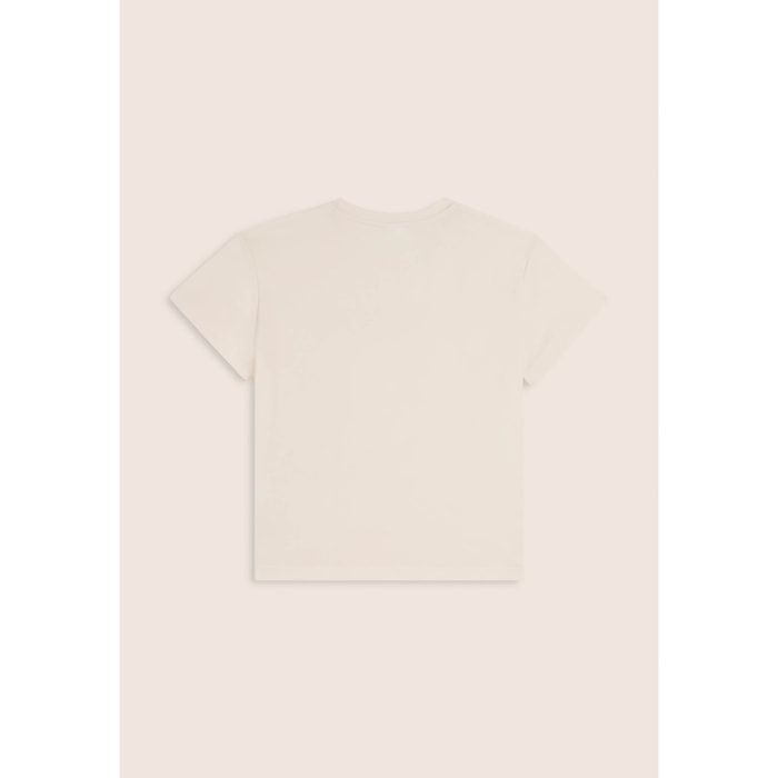 T-shirt bambina con logo FREDDY in strass