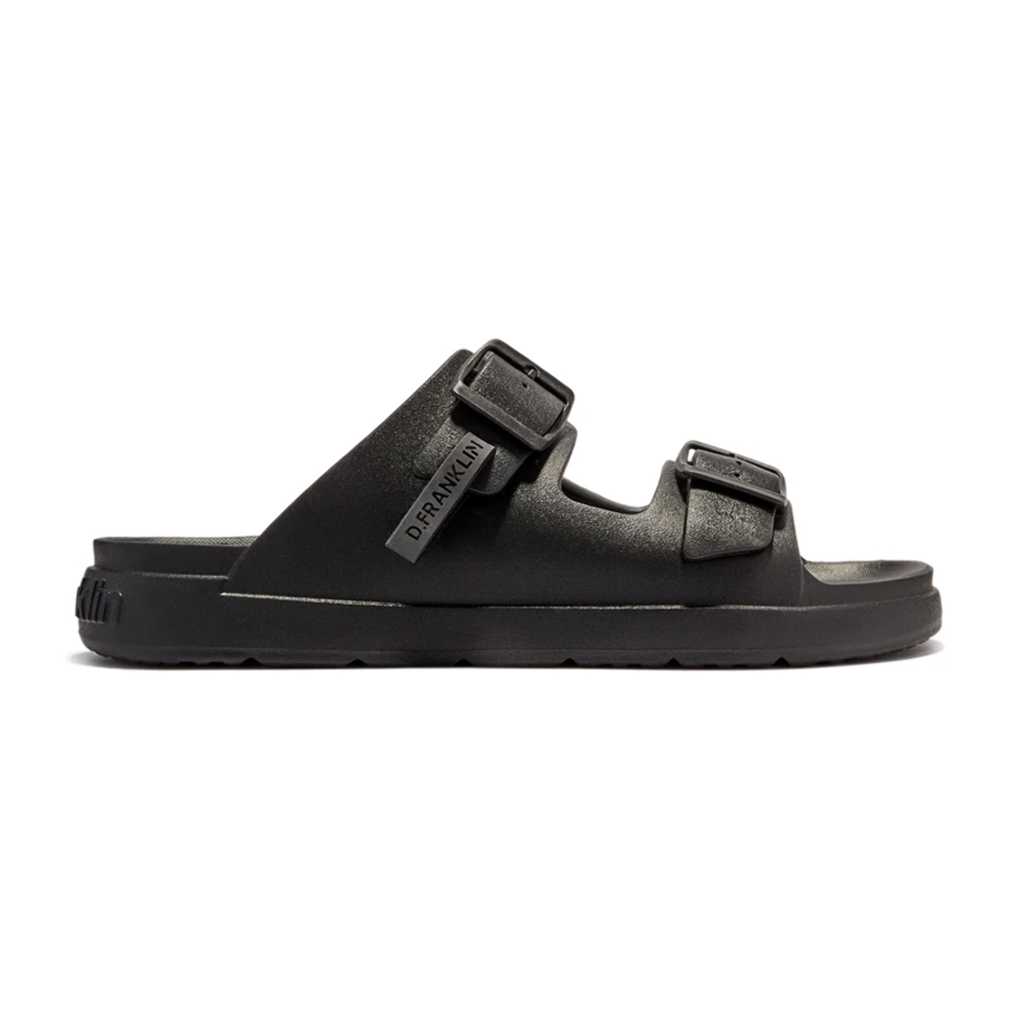 Sandalias Abiertas Unisex Hebilla Ajustable Vibe Total Negro