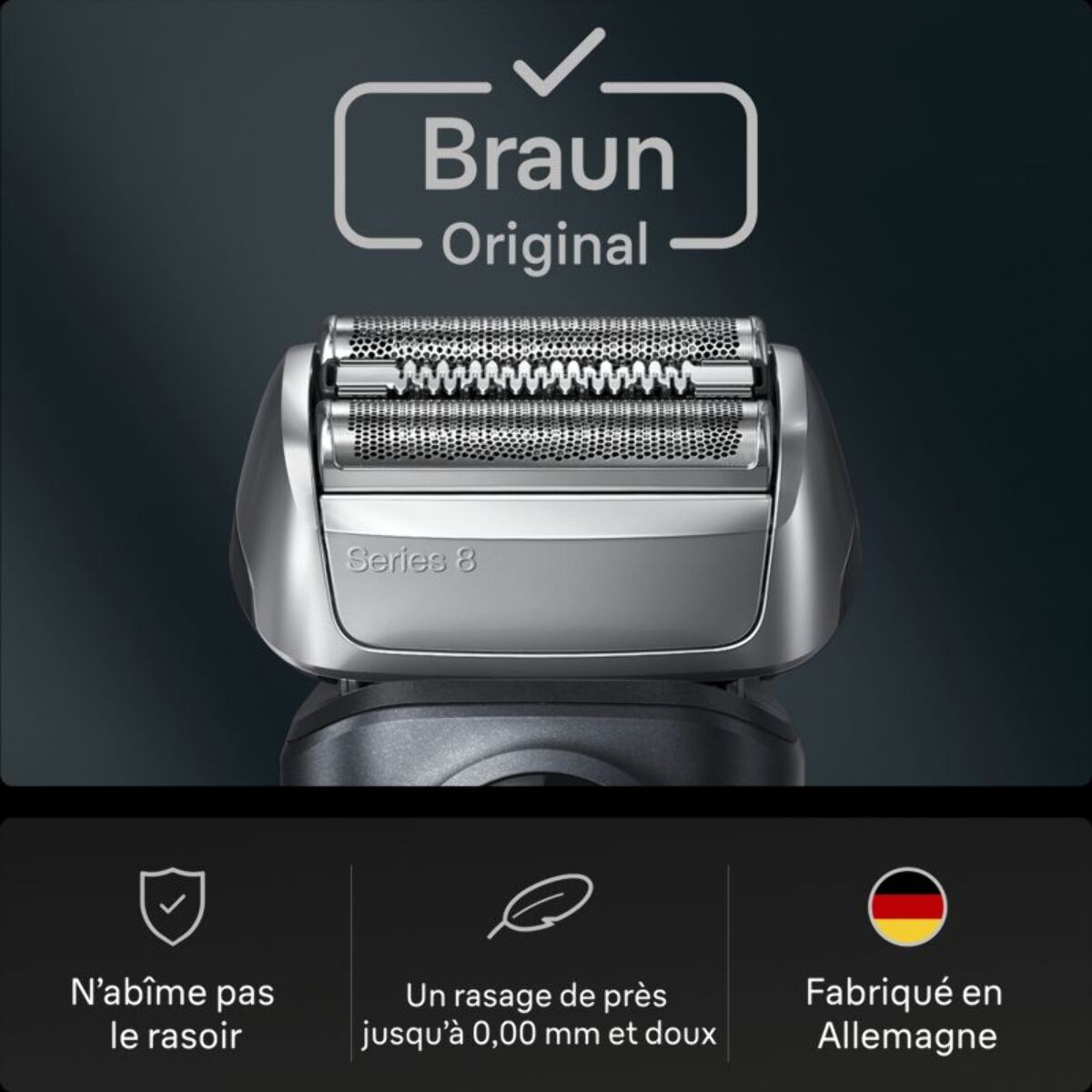 Tête de rasoir BRAUN tete de rasage 83M