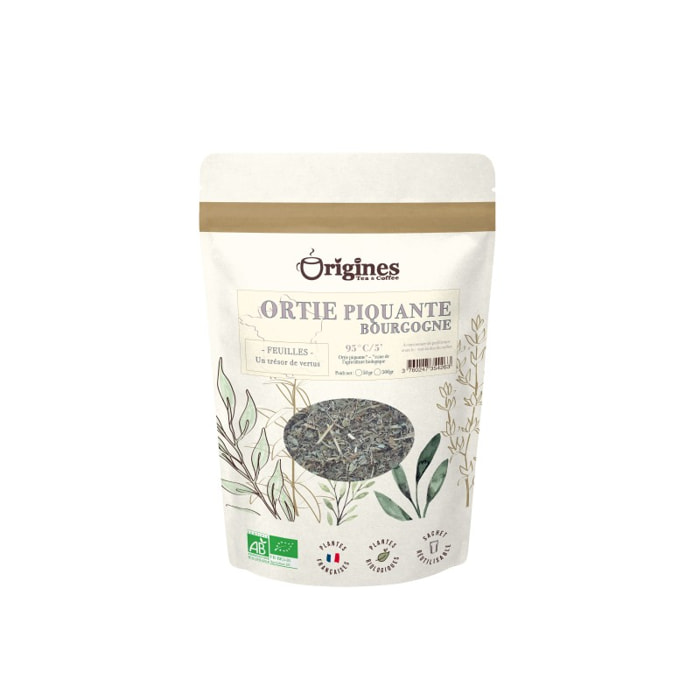 Ortie Piquante de Bourgogne - Plantes naturelles Bio françaises - Sachet 50g