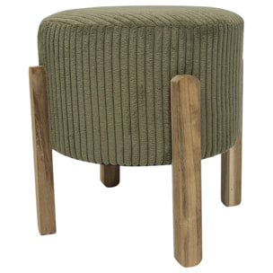 Tabouret Cotele Scott Vert - Lot De 2
