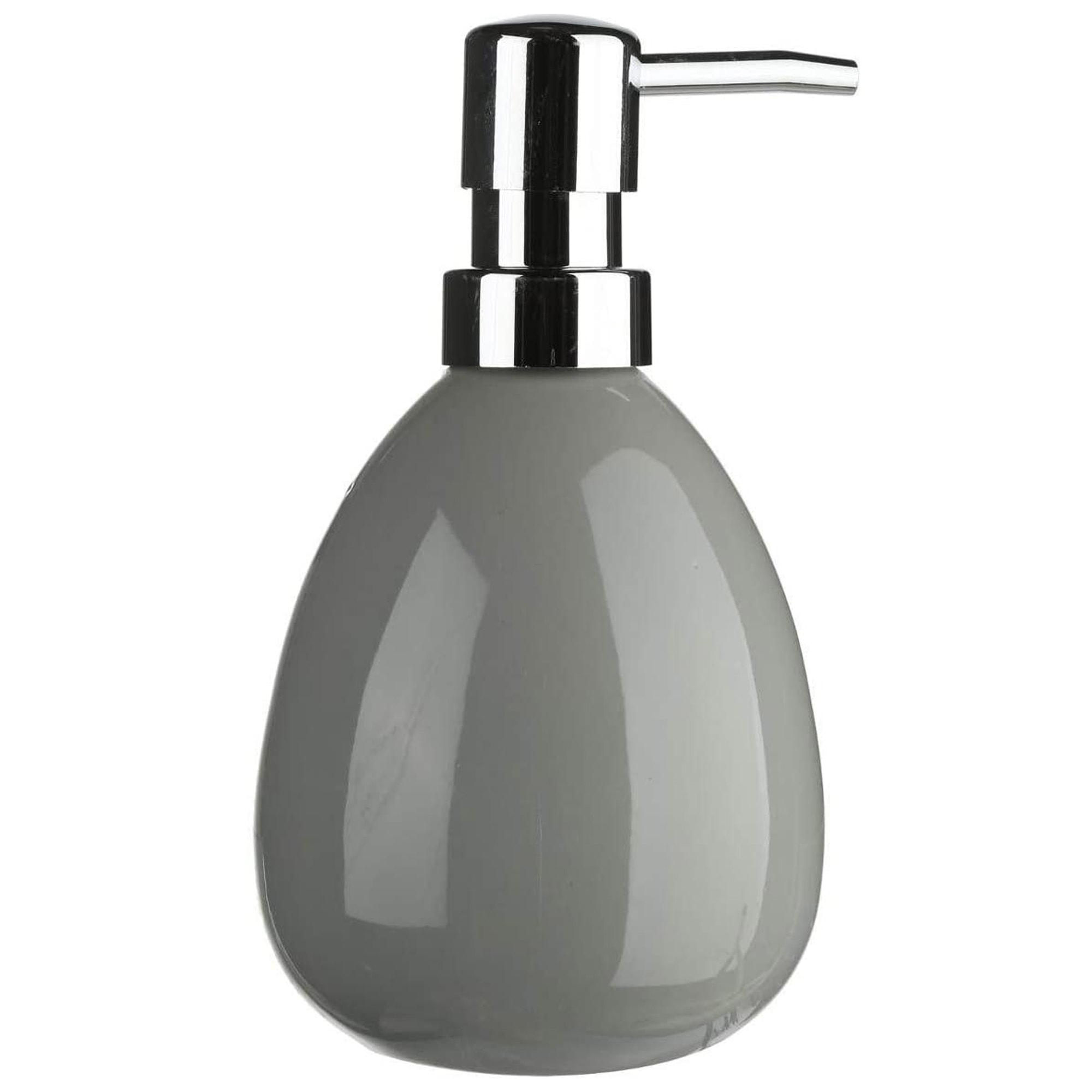 Juego de baño 3 piezas sbd sol, gris: dispensador jabon, vaso y jabonera
