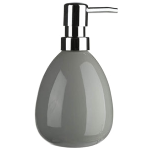 Juego de baño 3 piezas sbd sol, gris: dispensador jabon, vaso y jabonera