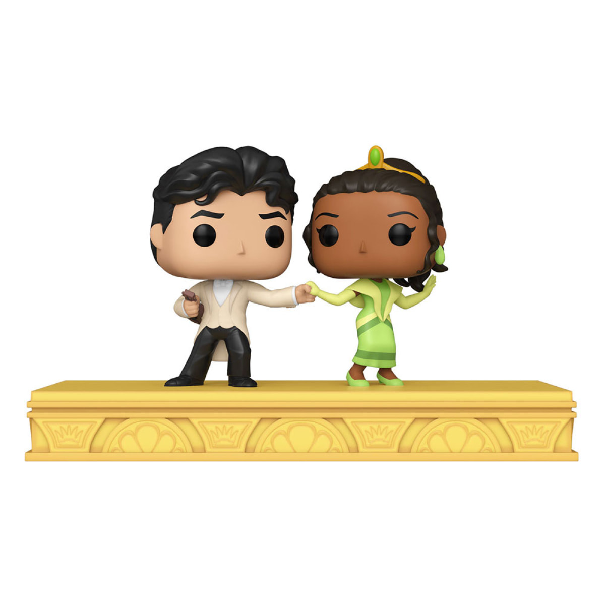 Disney's 100th Anniversary Pop Moment! Vinile Figures 2-pack Tiana & Naveen 9 Cm Funko