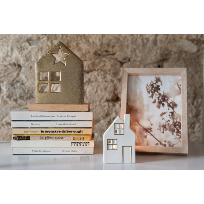 J-Line cadre photo Rectangle - bois - naturel - 20 x 25 cm