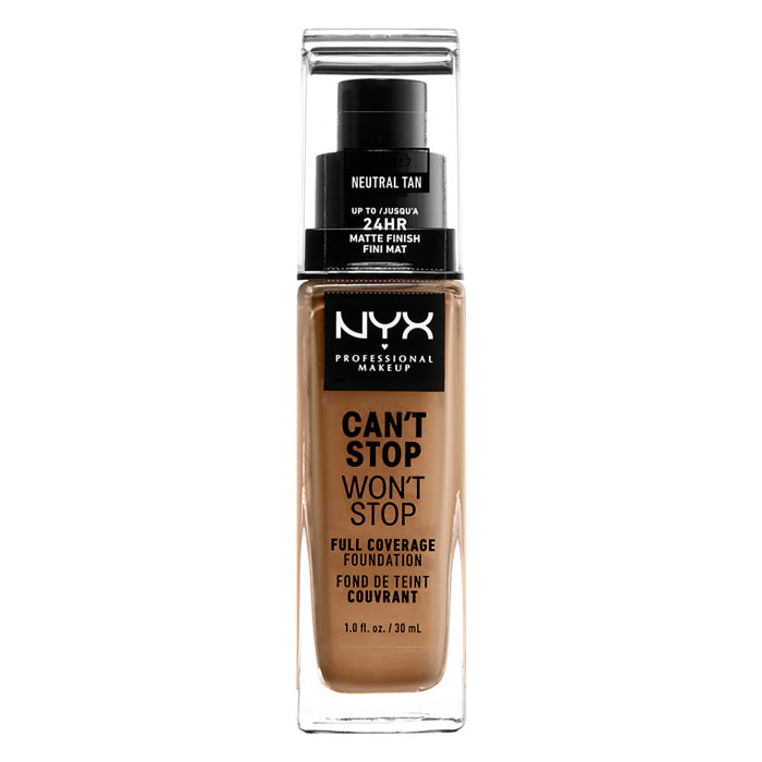 NYX Professional Makeup Can't Stop Won't Stop Fond de teint Neutral Tan