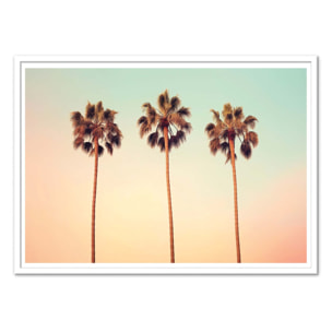Affiche - California Hollywood Palms - Philippe Hugonnard
