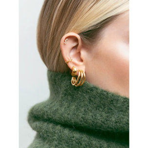 Pendientes Rain Baño Oro