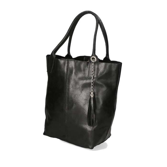 Borsa a mano da donna - Modello Althea - Vera pelle - 41.0 x 36.0 x 19.0 cm