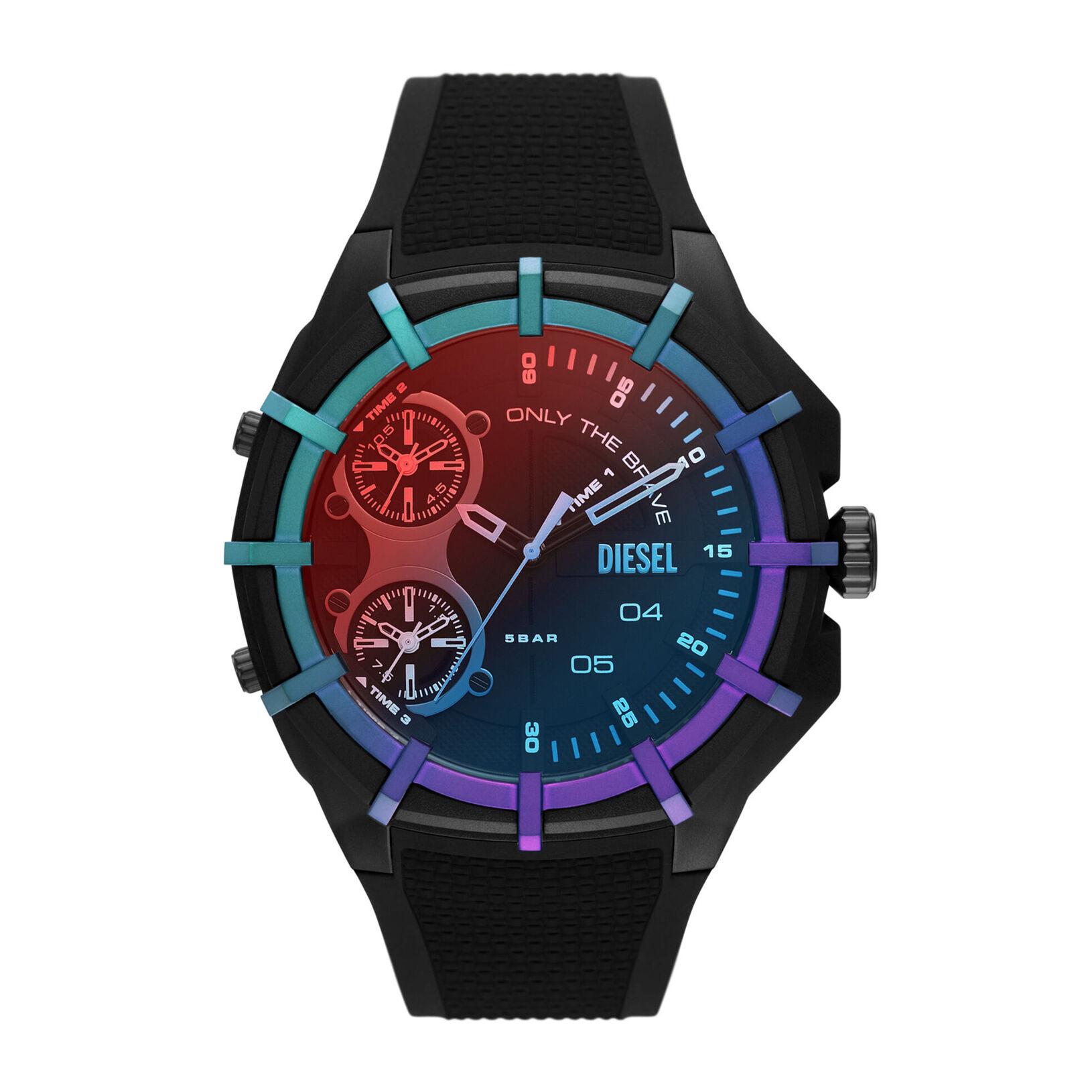 Orologio Diesel FRAMED Silicone Nero