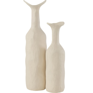 J-Line vase Agra - aluminium - blanc - large - 50.5 cm de hauteur