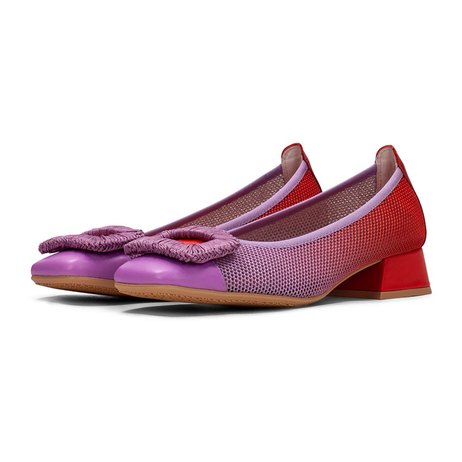 Bailarina Aruba Violet rojo 3 cm
