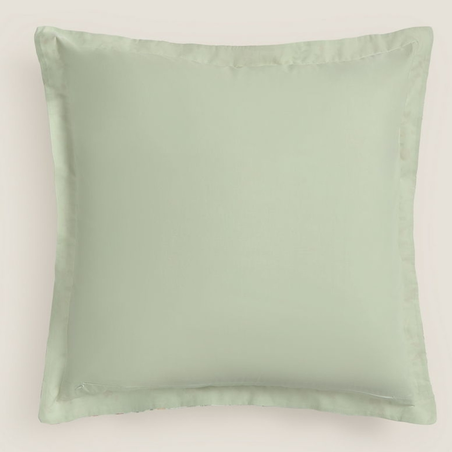 Funda de cuadrante algodón percal flores Ferdu color verde 100% Algodón percal