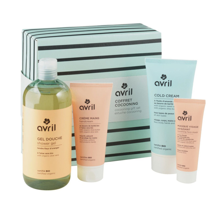 Cocooning - Coffret Gel Douche Fleur d'Oranger 500 ml + 3 Produits