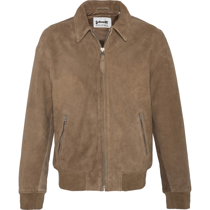 CASUAL JACKET SCHOTT Dark Beige