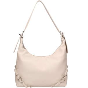 Borsa a spalla da donna In Vera pelle Made in Italy 30x30x9 cm