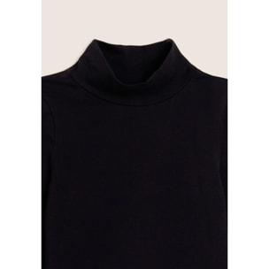 Body Junior a lupetto in cotone stretch