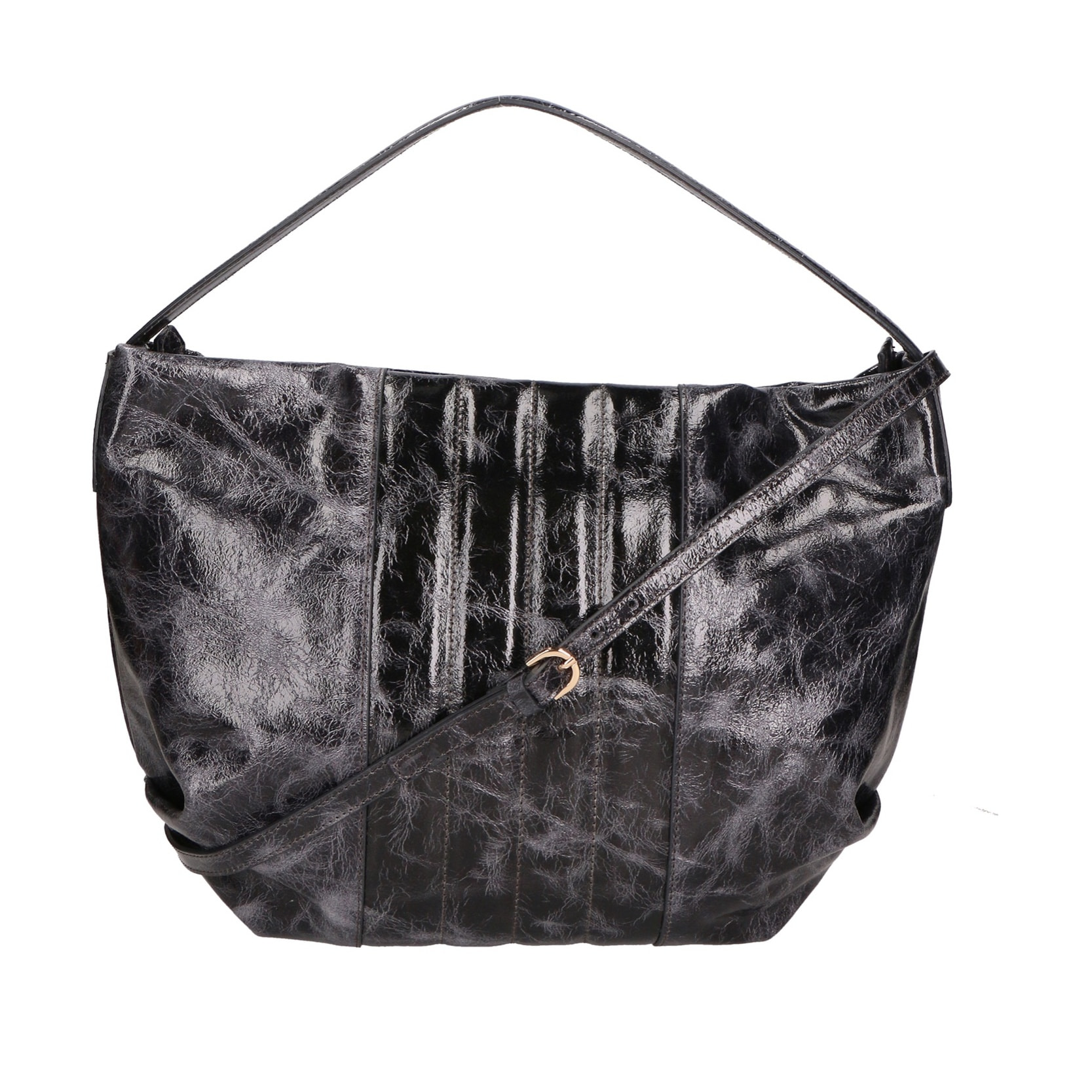 Borsa a spalla da donna - Modello Vanda - Vera pelle - 30.0 x 40.0 x 5.0 cm