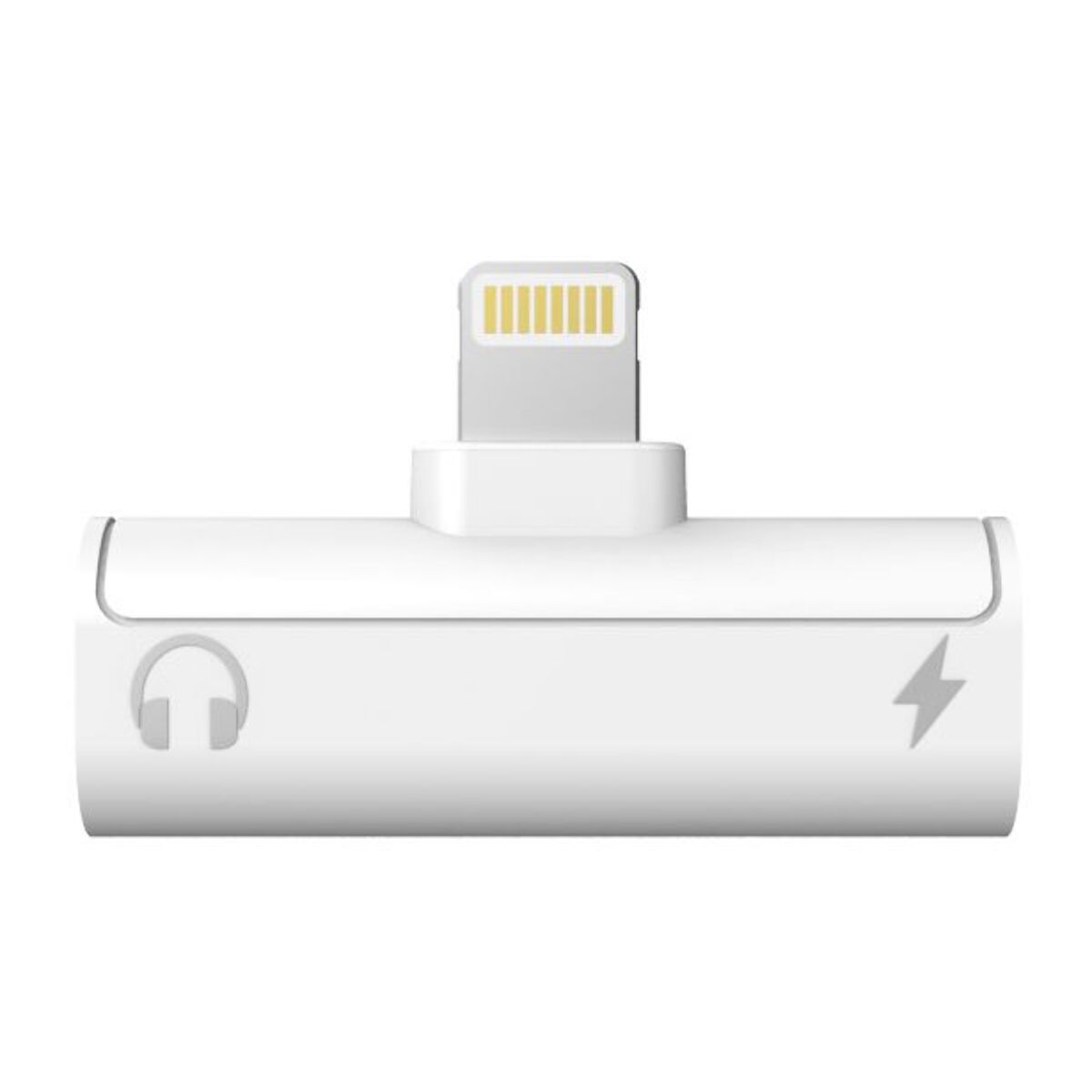 Adaptateur USB C MOBILITY LAB Lightning vers Jack audio blanc