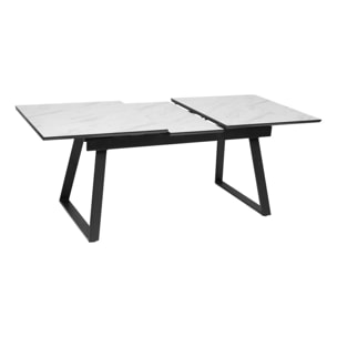Table à manger extensible 4 places Camburi 160x90x76cm