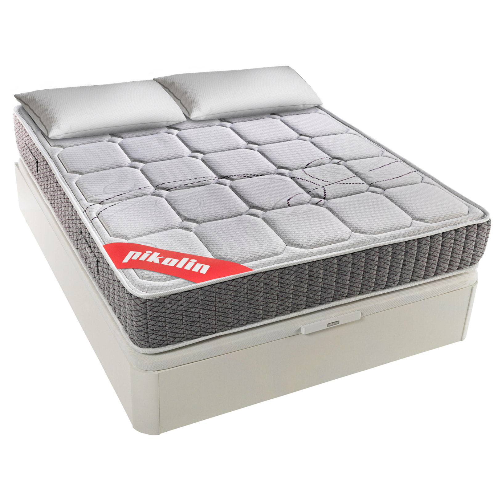 Colchón Muelles Ensacados + Canapé Abatible + Almohada | ENVIO, ENTREGA Y RETIRADA INCLUIDO | Troas