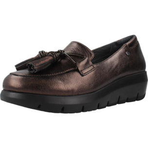 Zapatos Confort Mujer de la marca STONEFLY  modelo PLUME 19 LAMINATED LTH BRONCE