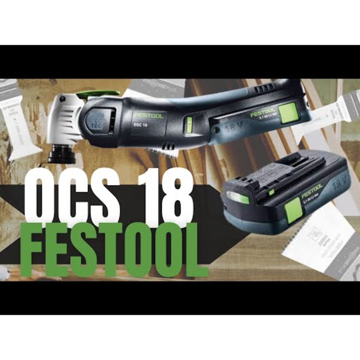 Outil oscillant OSC 18 E-Basic-Set Vecturo FESTOOL - 576592