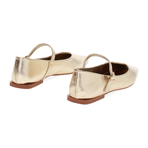 Ballerine donna oro chic