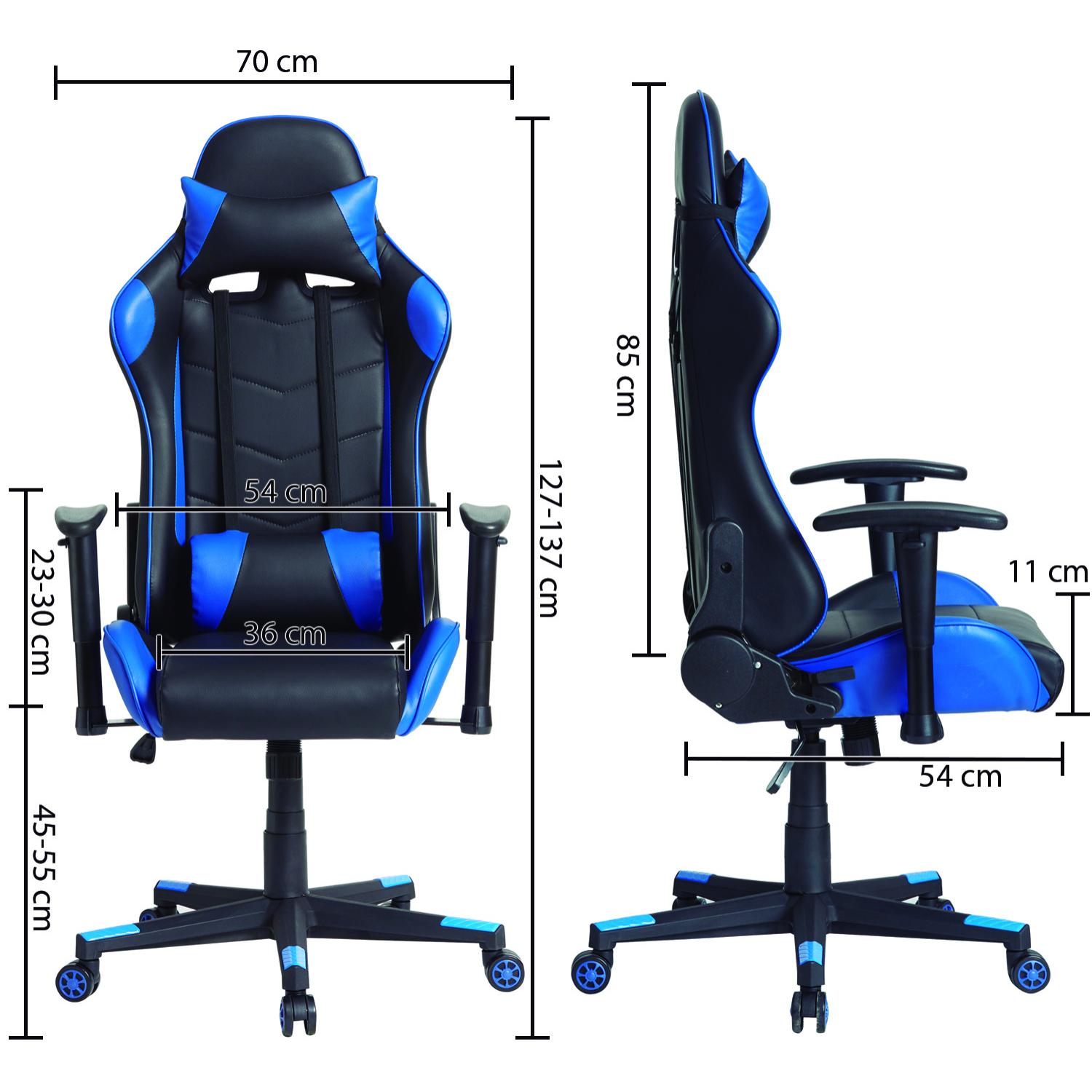 Sillón de Oficina Gaming Racer 100% regulable