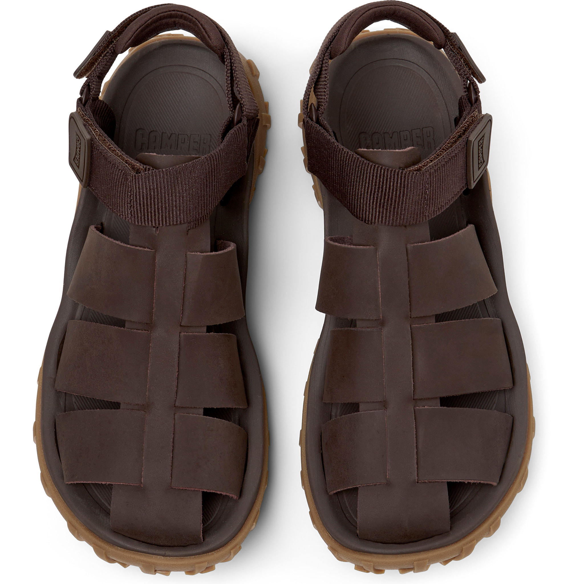 Sandalias - CAMPER Drift Trail - Marron - Cuero de gamuza