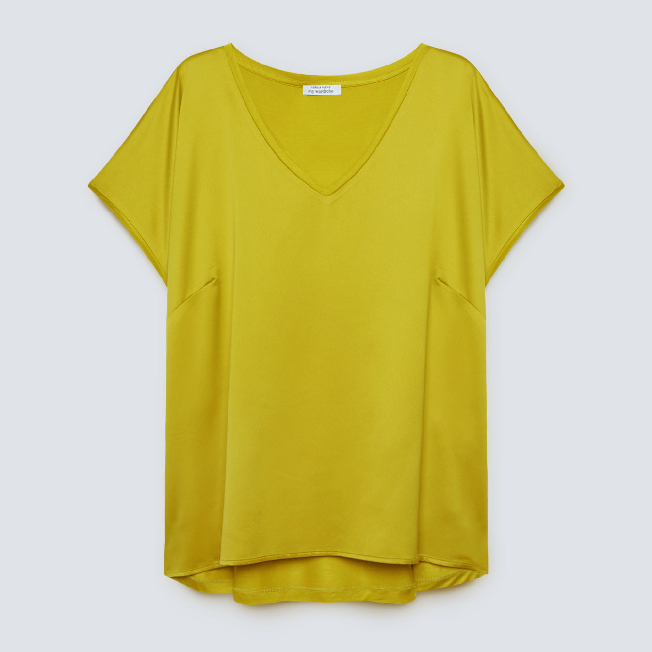 Fiorella Rubino - T-shirt in due tessuti - Giallo