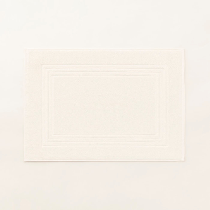 Tapis de Bain Coton Peigné - 920 g/m2 BLANC