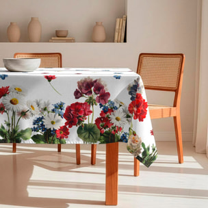 Nappe anti-taches Gerani - 100% coton -