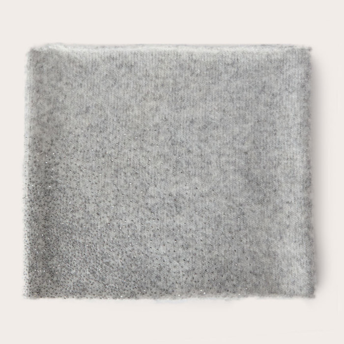 Motivi - Scaldacollo in maglia con strass - Grigio