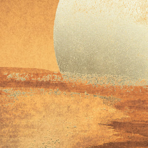 Toile encadrée "Soleil" bois 60x90cm