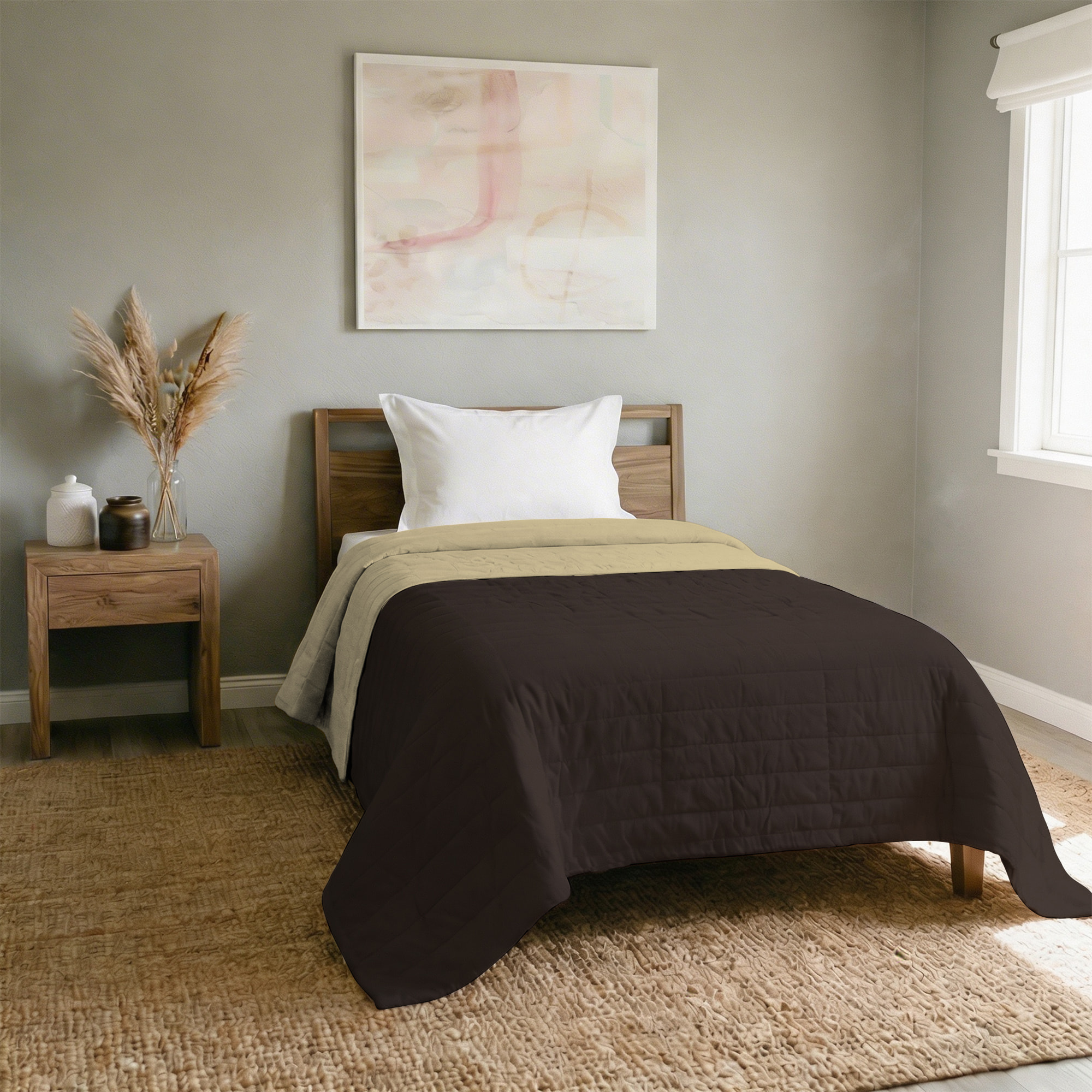 TRAPUNTINO ESTIVO ELEGANT PIAZZA E MEZZA, BICOLORE