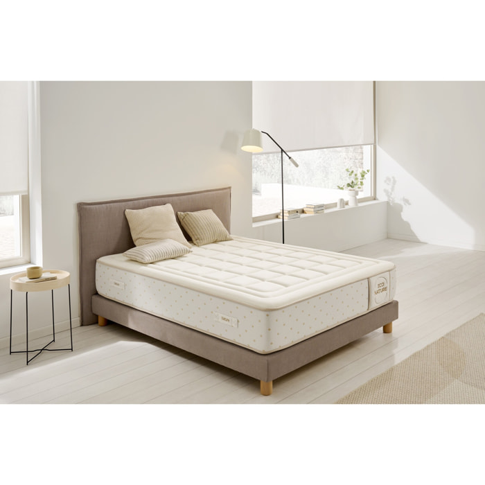 Matelas Mousse à memoire de forme Eco Nature Memory Foam, 27 cm, 2 places - Moonia