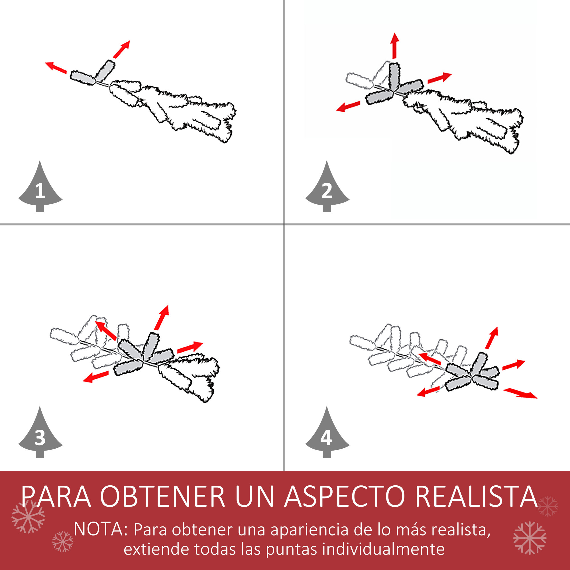 HOMCOM árbol de Navidad Nevado Artificial 150 cm con 521 Ramas PVC y PE Base Plegable y Soporte de Metal Decoración Navideña para Interiores Ø90x150 cm Verde y Blanco