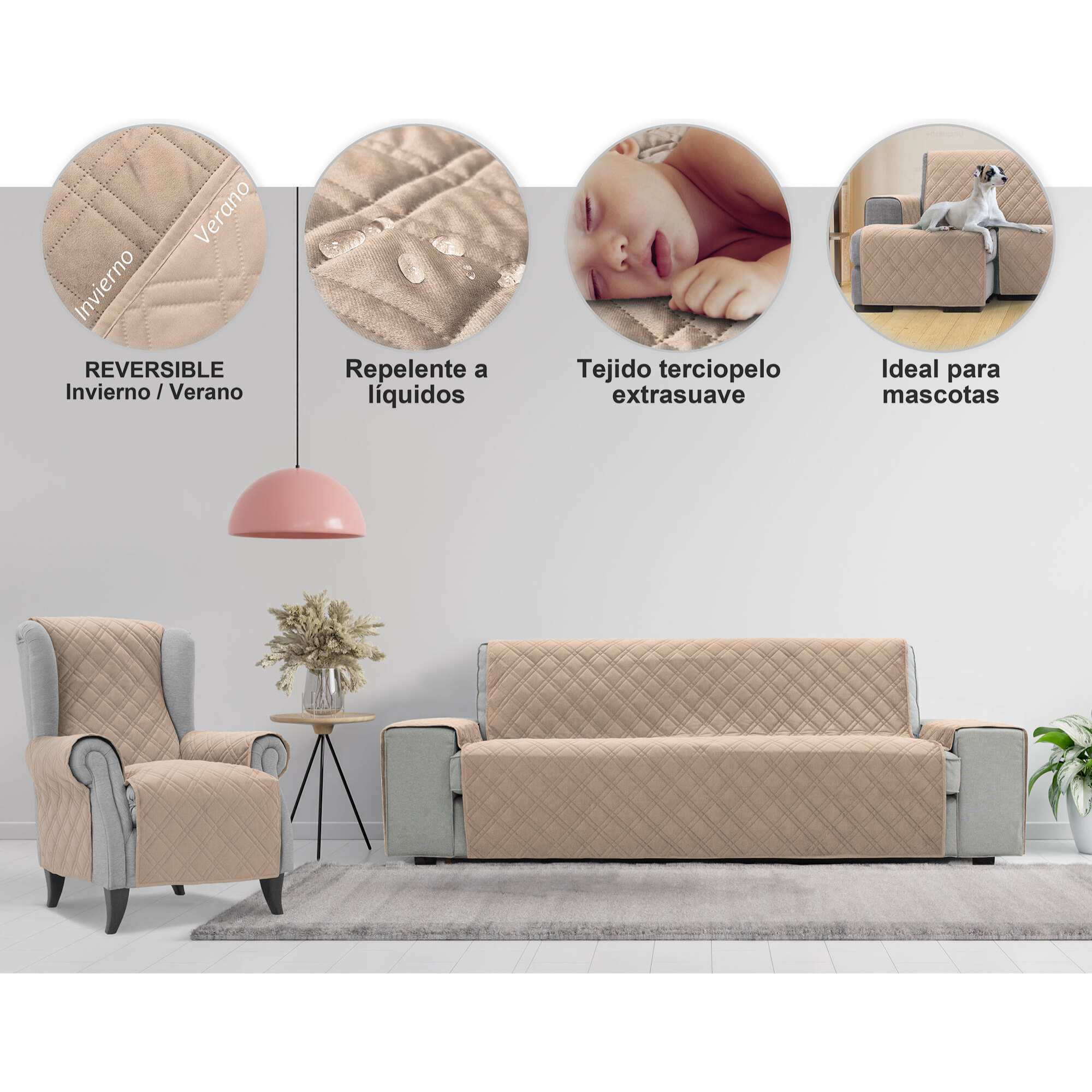 Cubre SOFÁ modelo VERONA