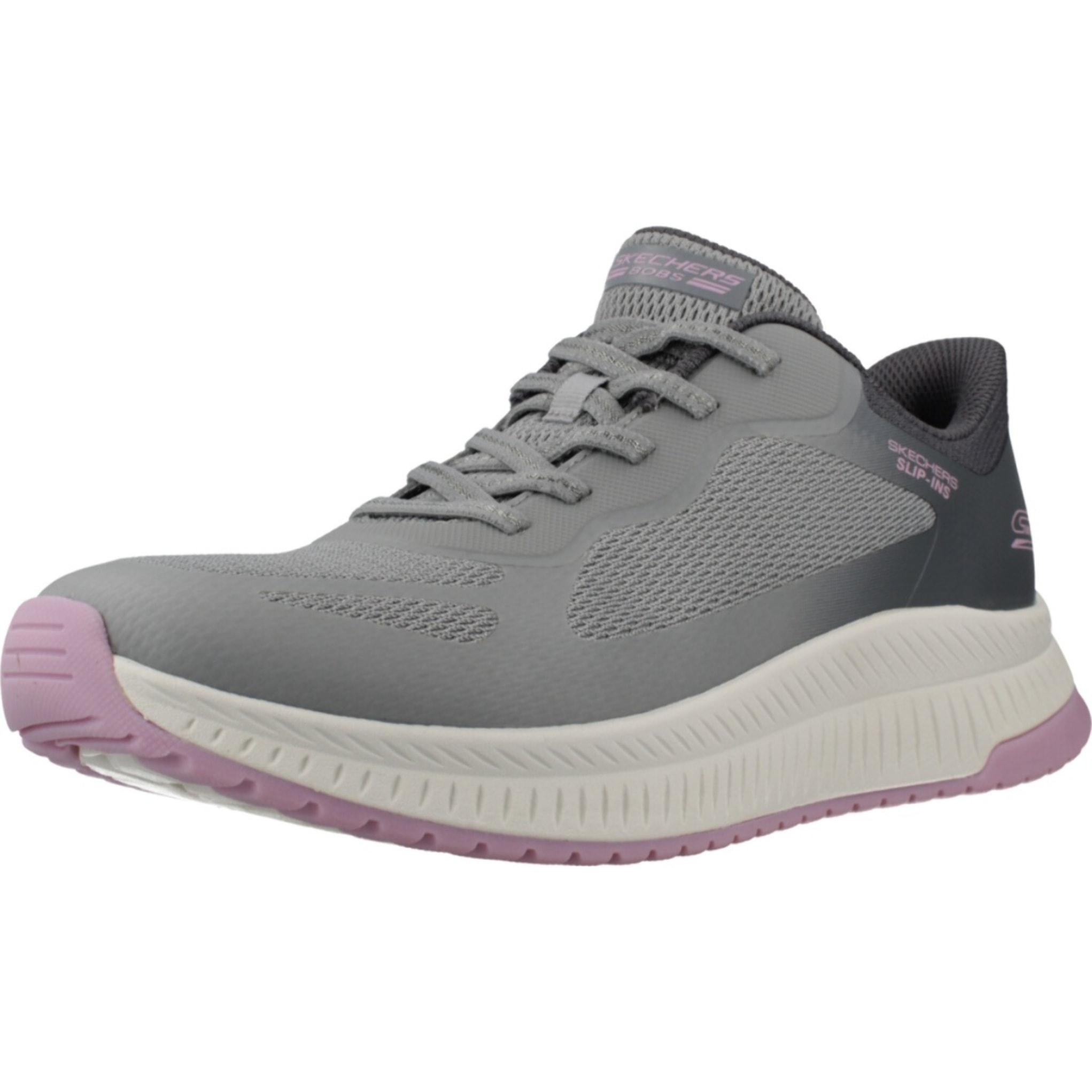Sneakers De  Mujer Bobs Squad 4 Staple Look Gris