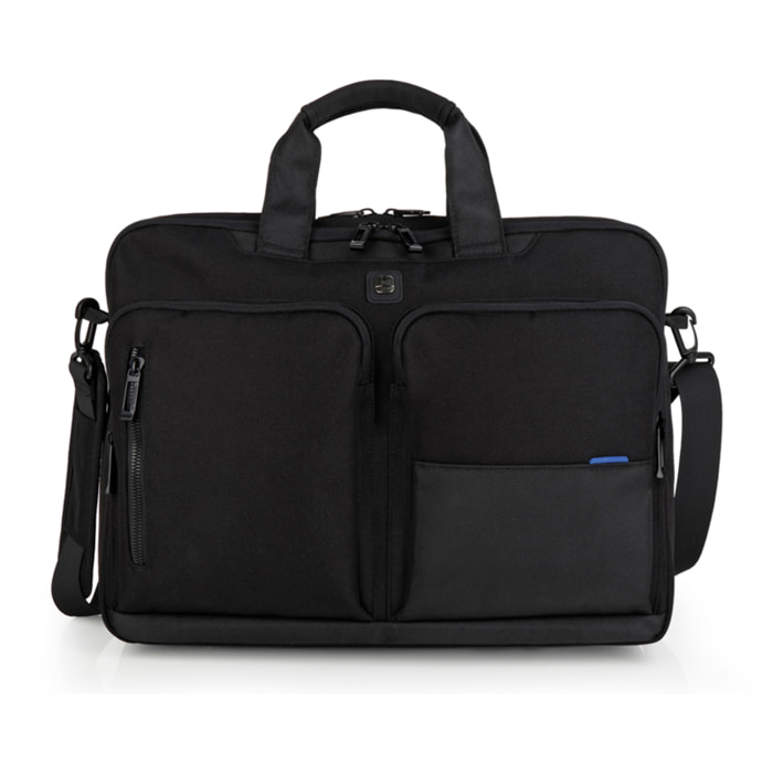 Maletín Gabol Intro material reciclado con 3 compartimentos