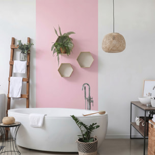 Rouleau adhésif décoratif Vinyle au Mètre - Rose poudre - Sticker Lavable Imperméable Mur Cuisine Meubles