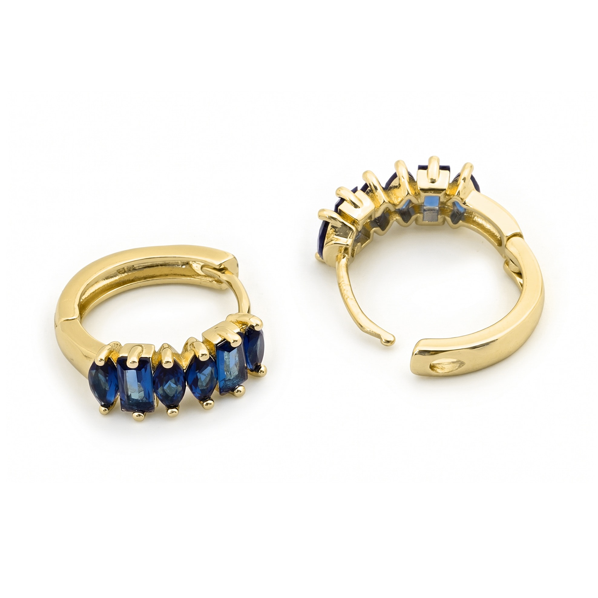 Pendientes Haipol acabado oro amarillo 18k