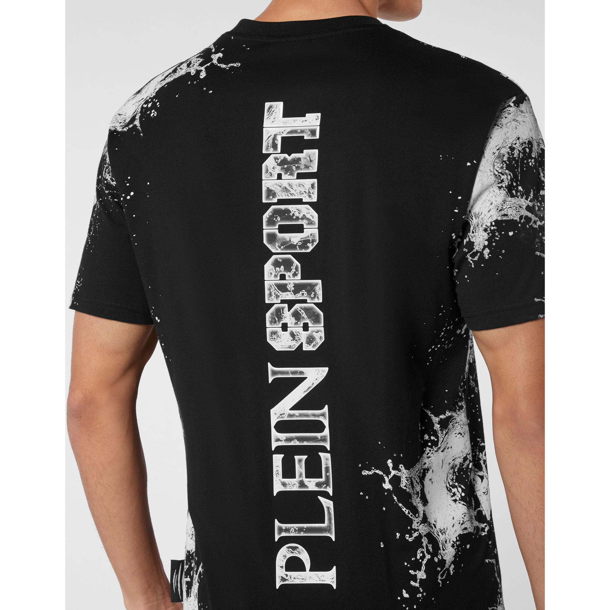 PLEIN SPORT Camiseta de cuello redondo y manga corta SPLASH EXTREME