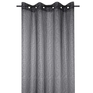 Voilage tamisant au style contemporain - Gris anthracite