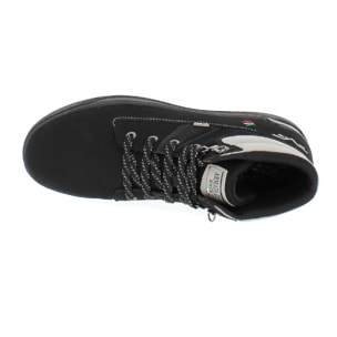 Armata di Mare Scarpe Uomo Sneakers Mid Stringate con Soletta Rimovibile in Memory Foam AMU W23D432 Black